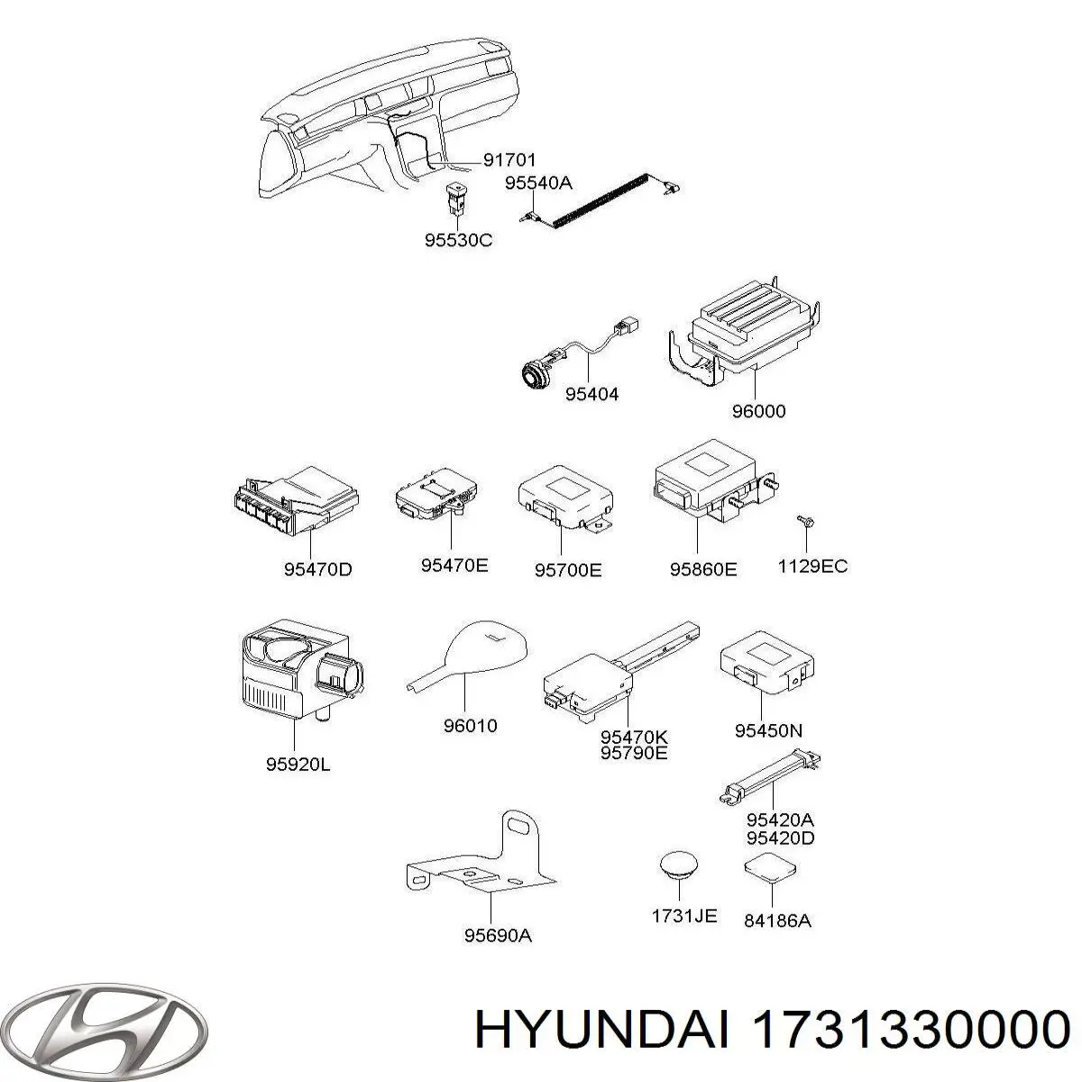 Wkładka dna nadwozia Hyundai Sonata IV sedana (EU4) (2001 - 2005) cena, od 1,48 USD