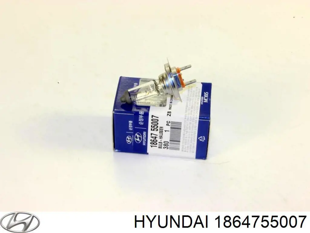 Do koszyka 1864755007 Hyundai/Kia Żarówka halogenowa