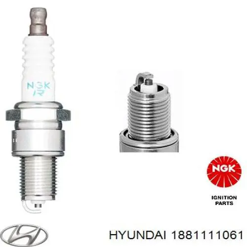 Świeca zapłonowa 1881111061 Hyundai/Kia