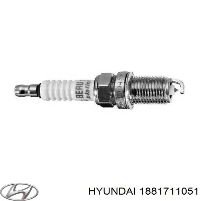 Do koszyka 1881711051 Hyundai/Kia Świeca zapłonowa