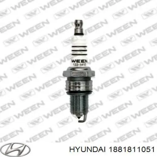 Świeca zapłonowa Hyundai/Kia 1881811051 cena, od 14,71 USD