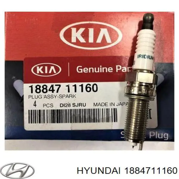 Świeca zapłonowa Hyundai/Kia 1884711160 cena, od 14,91 USD