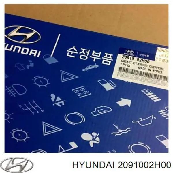 Zestaw uszczelek silnika pełny Hyundai/Kia 2091002H00 cena, od 117,44 USD
