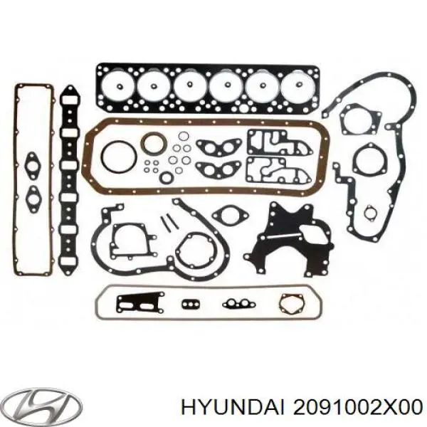 Zestaw uszczelek silnika pełny Hyundai I10 hatchback (PA) (2010 - 2013) cena, od 195,32 USD