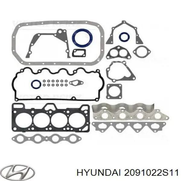 2091022S11 Hyundai/Kia Zestaw uszczelek silnika pełny