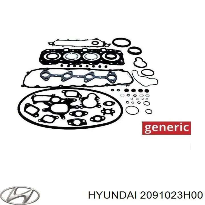 Zestaw uszczelek silnika pełny Hyundai/Kia 2091023H00 cena, od 38,86 USD