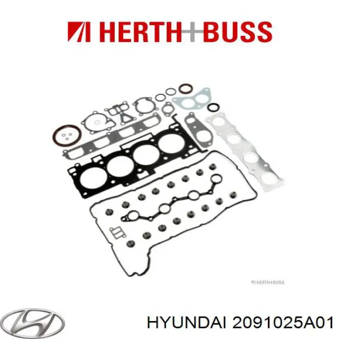 Zestaw uszczelek silnika pełny Hyundai/Kia 2091025A01 cena, od 85,74 USD