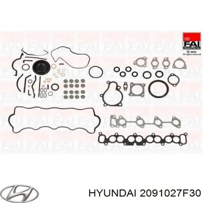 2091027F30 Hyundai/Kia Zestaw uszczelek silnika pełny