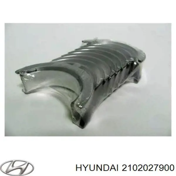 Panewki główne wału korbowego, zestaw, standardowe (STD) Hyundai/Kia 2102027900 cena, od 8,97 USD