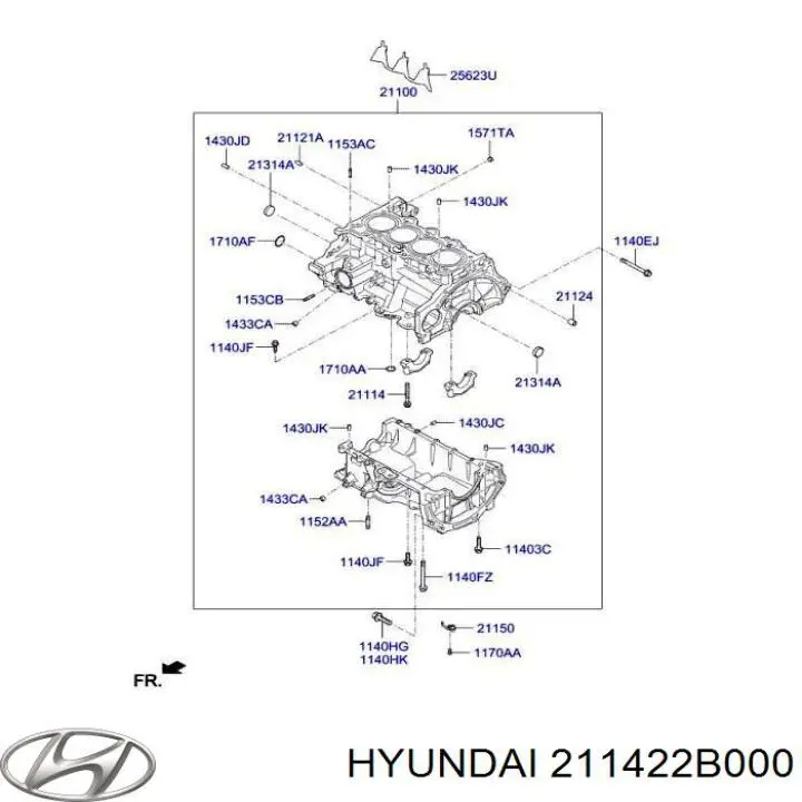 Do koszyka Uszczelka głowicy cylindrów KIA Cerato II TD