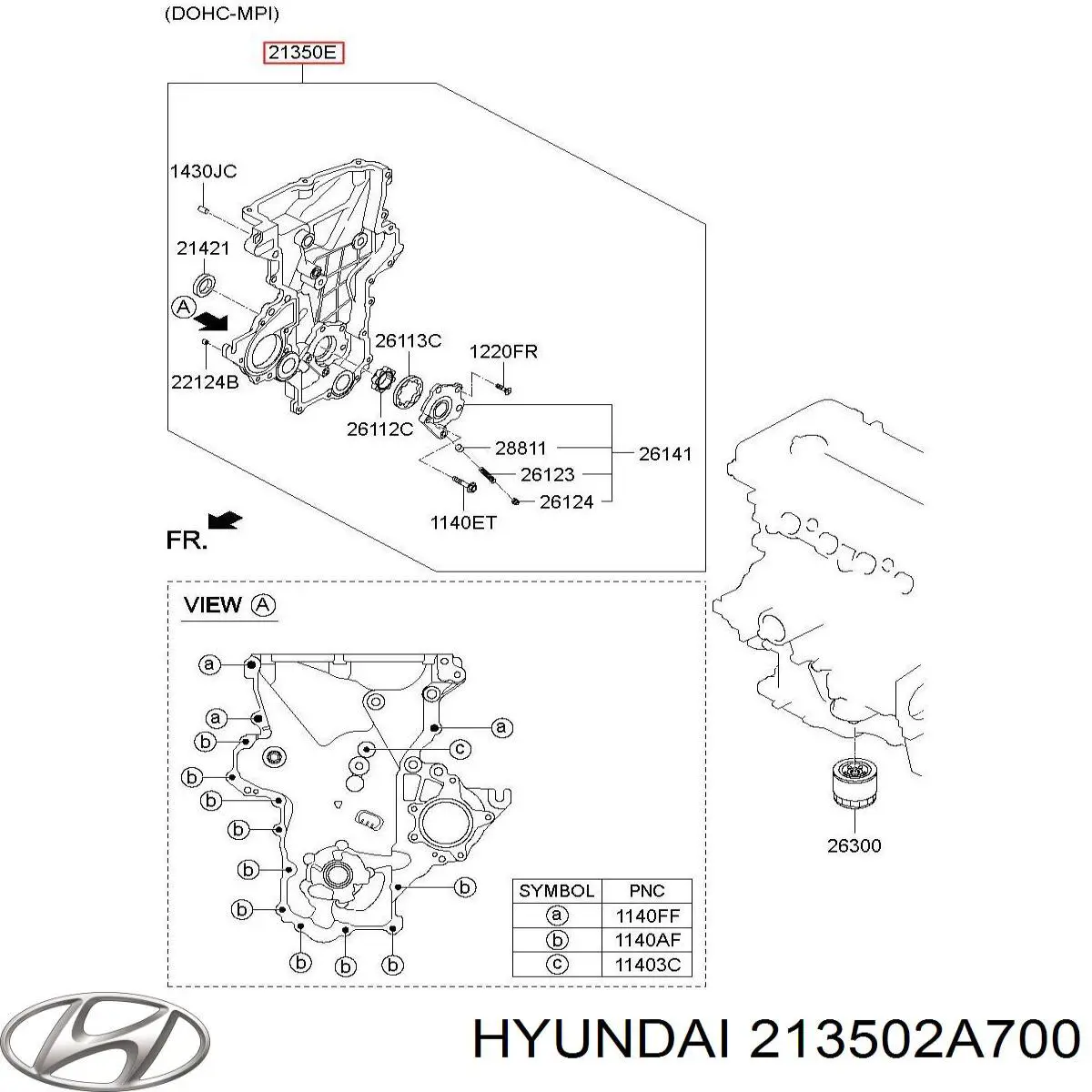 Pompa oleju do KIA Sportage III SL