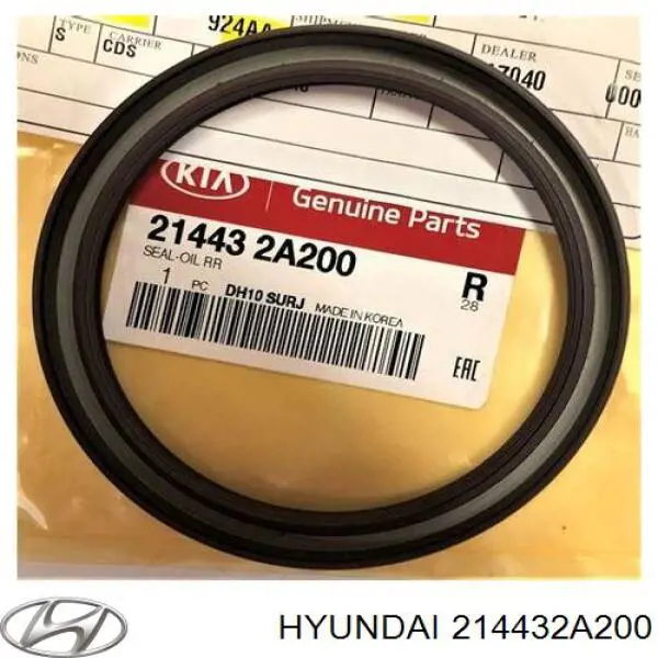 Uszczelniacz wału korbowego silnika tylny Hyundai/Kia 214432A200 cena, od 22,14 USD