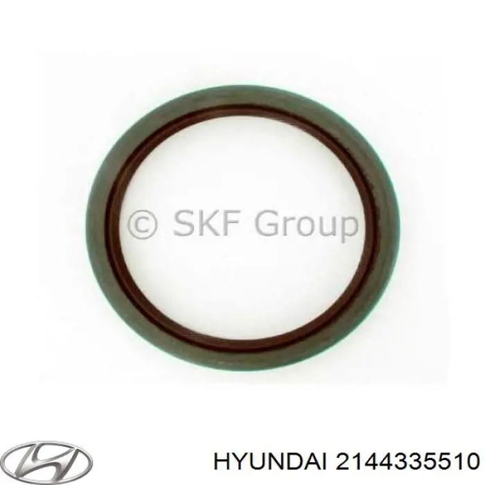 Uszczelniacz wału korbowego silnika tylny 2144335510 Hyundai/Kia