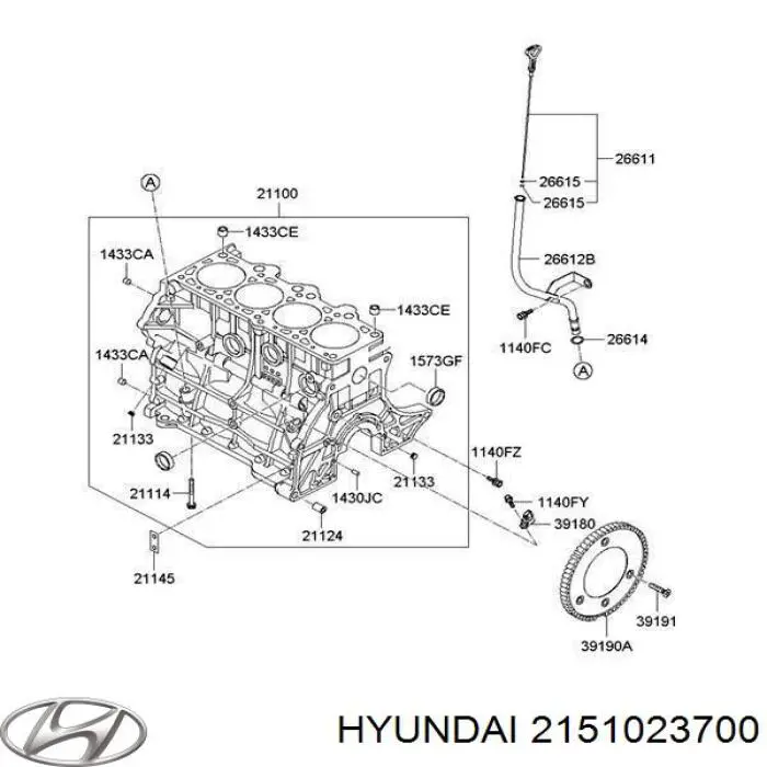 Miska olejowa silnika Hyundai/Kia 2151023700 cena, od 45,06 USD