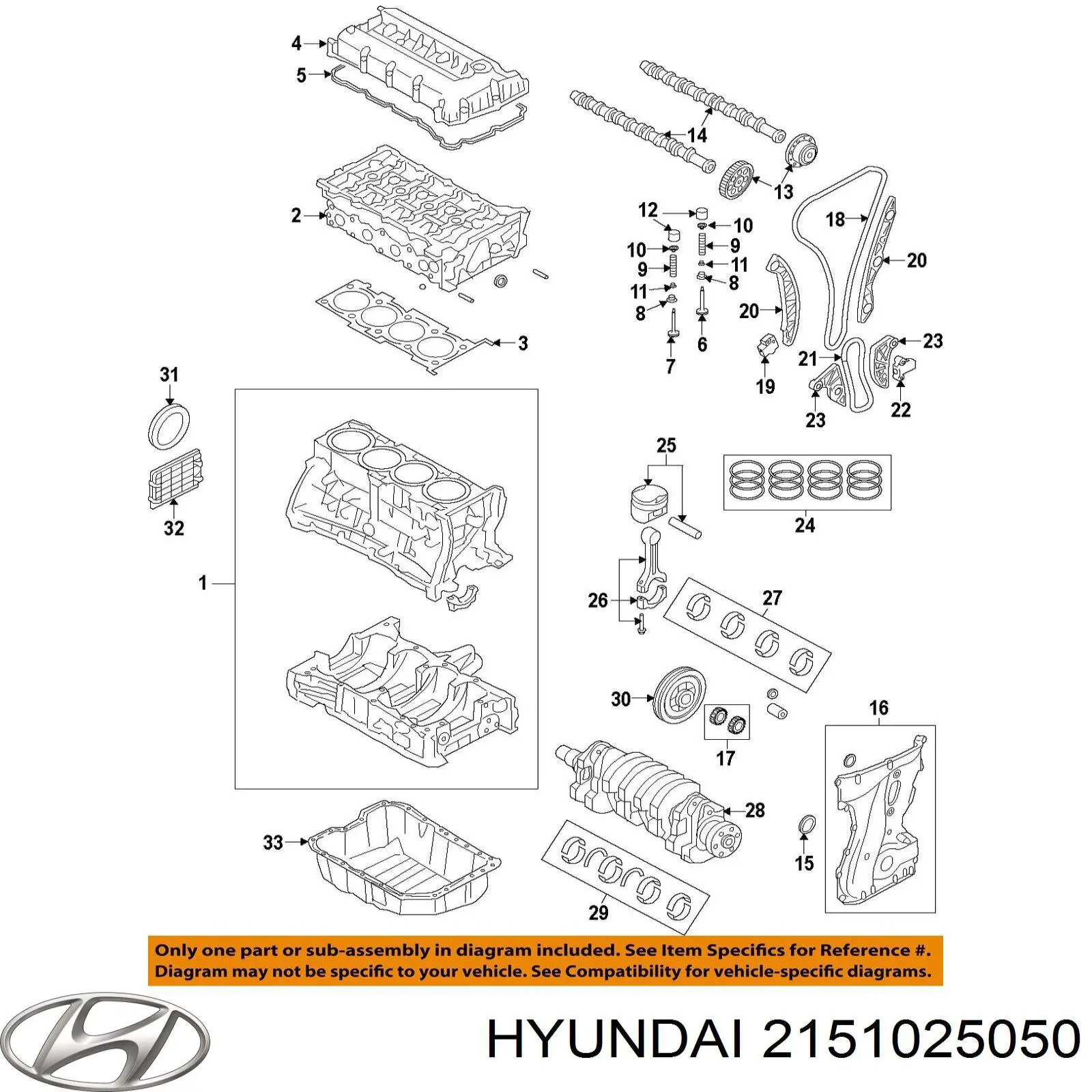 Miska olejowa silnika Hyundai/Kia 2151025050 cena, od 57,07 USD