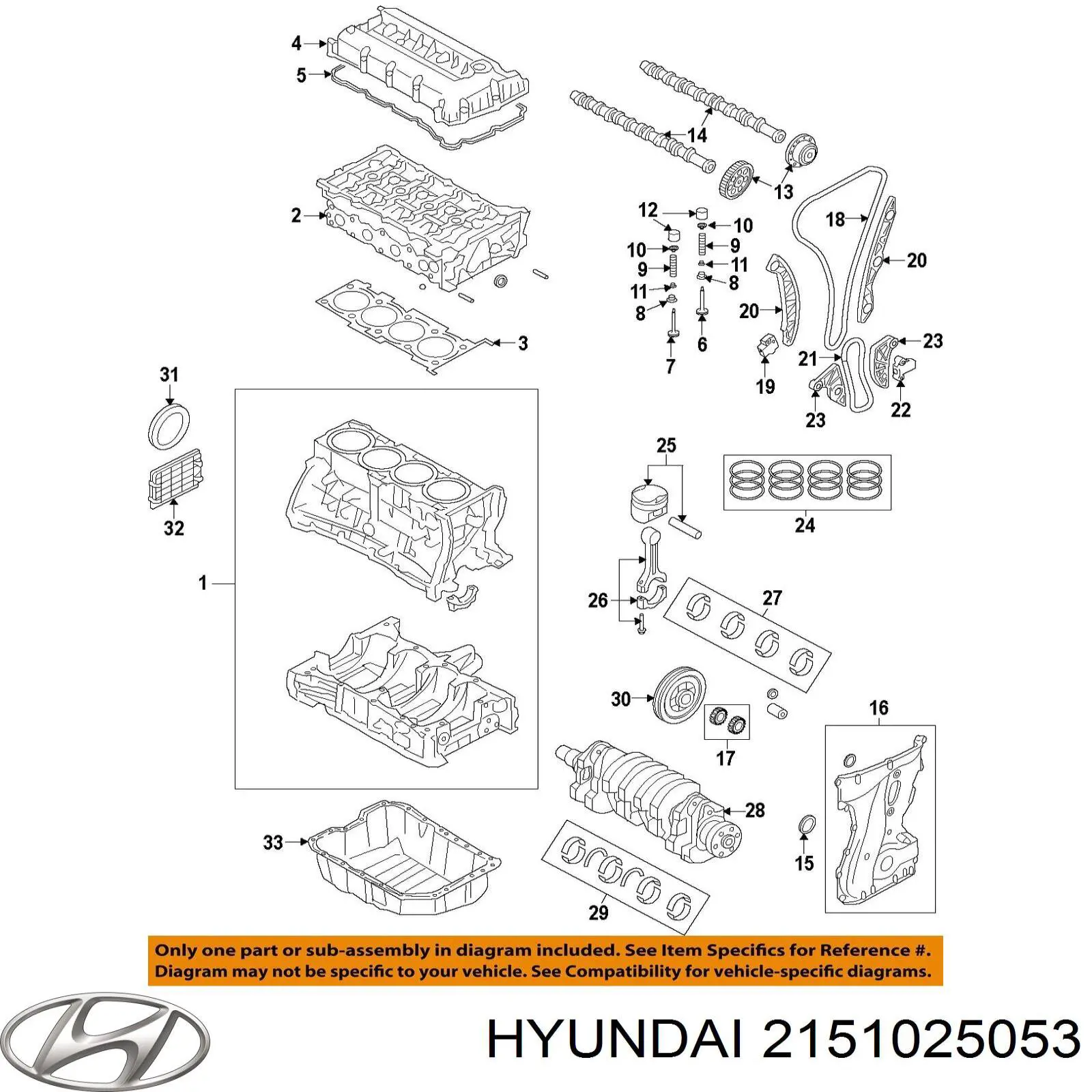 Miska olejowa silnika Hyundai/Kia 2151025053 cena, od 57,07 USD