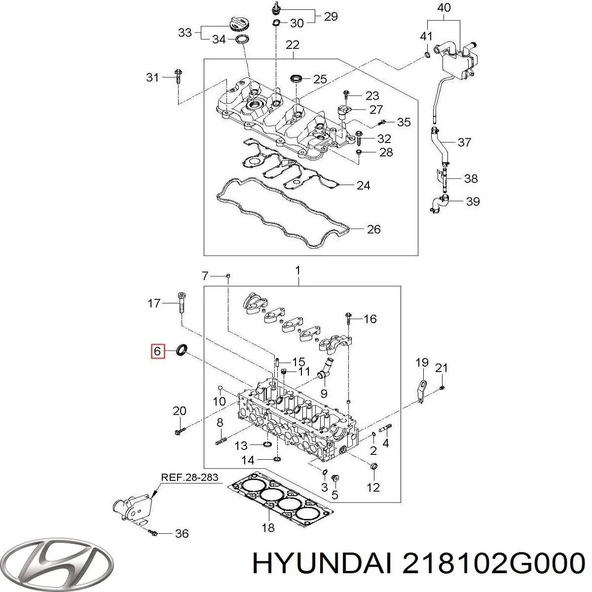  Poduszka (podpora) silnika prawa KIA Magentis 2