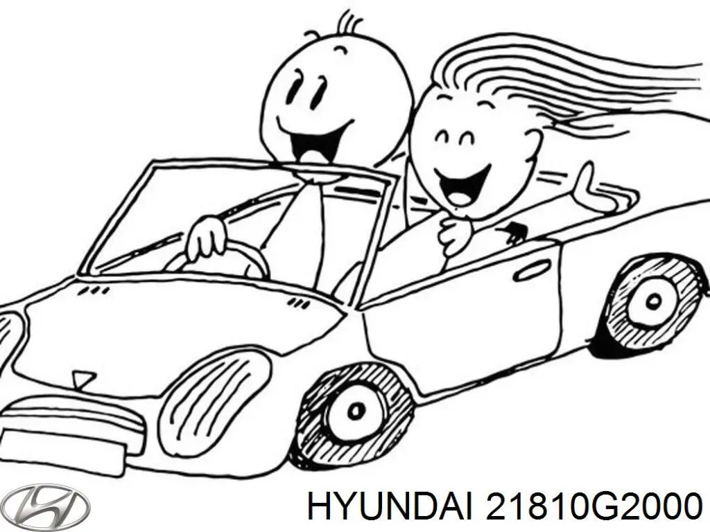 21810G2000 Hyundai/Kia Poduszka (podpora) silnika prawa