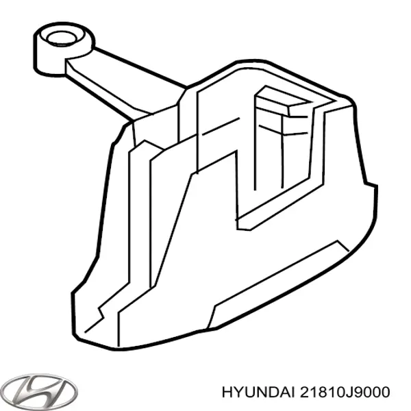Poduszka (podpora) silnika prawa Hyundai/Kia 21810J9000 cena, od 64,06 USD