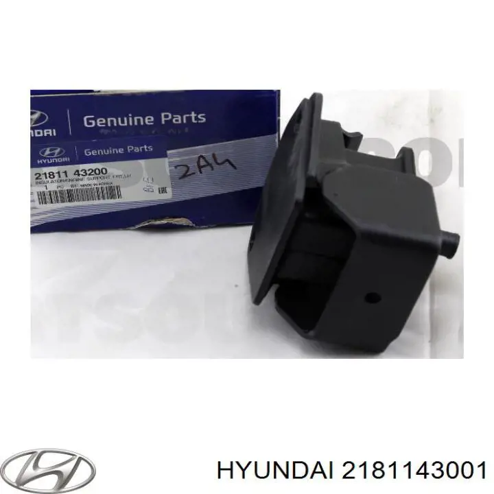 2181143001 Hyundai/Kia Poduszka (podpora) silnika lewa