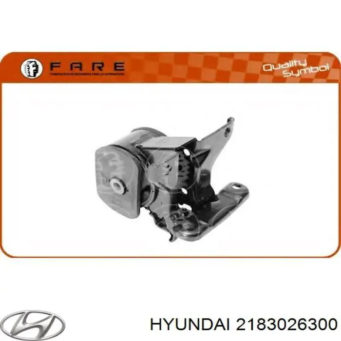 Do koszyka 2183026300 Hyundai/Kia Poduszka (podpora) silnika lewa