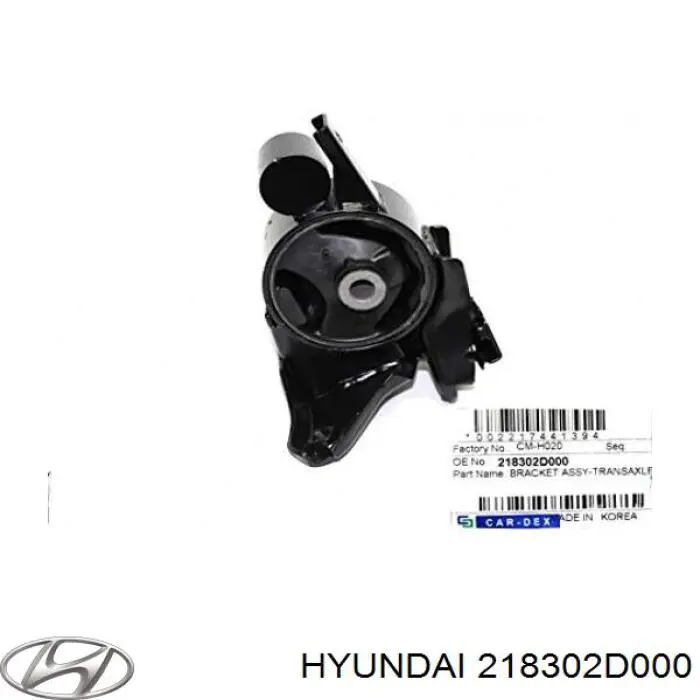 Poduszka (podpora) silnika lewa Hyundai/Kia 218302D000 cena, od 42,72 USD