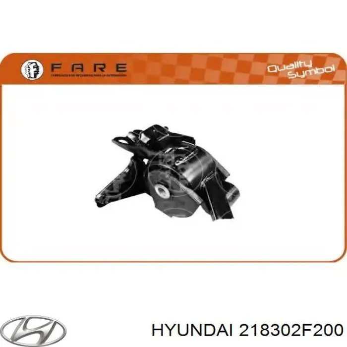 Do koszyka 218302F200 Hyundai/Kia Poduszka (podpora) silnika lewa