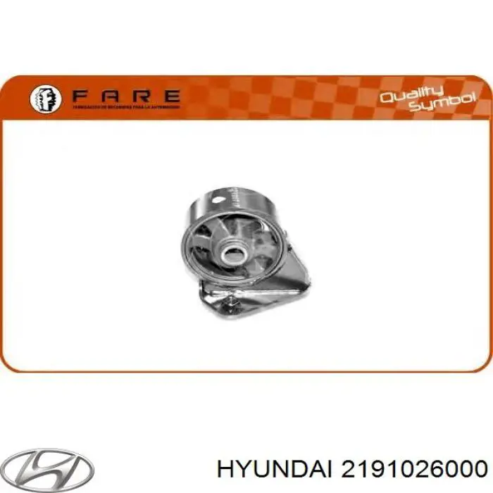 Poduszka (podpora) silnika przednia Hyundai/Kia 2191026000 cena, od 31,29 USD