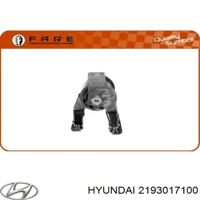 2193017100 Hyundai/Kia Poduszka (podpora) silnika przednia