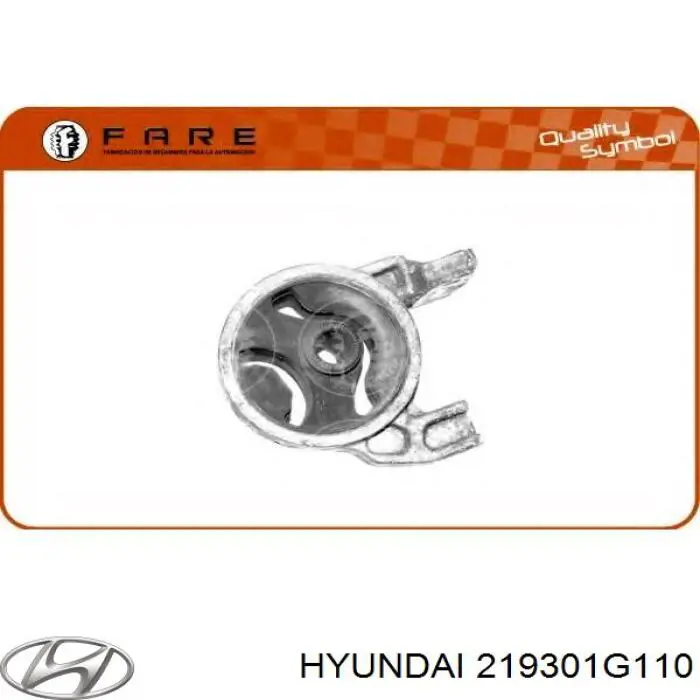 Do koszyka 219301G110 Hyundai/Kia Poduszka (podpora) silnika tylna