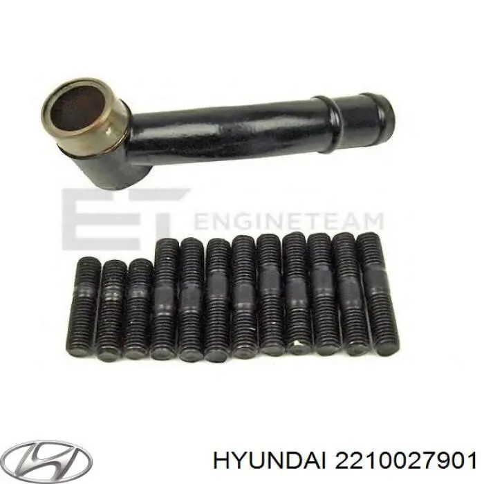 2210027901 Hyundai/Kia Głowica cylindrów