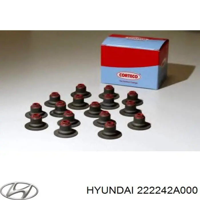 222242A000 Hyundai/Kia Uszczelniacz zaworu dolotowego/wylotowego