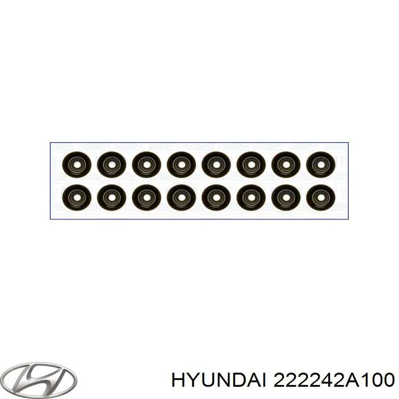 222242A100 Hyundai/Kia Uszczelniacz zaworu dolotowego/wylotowego