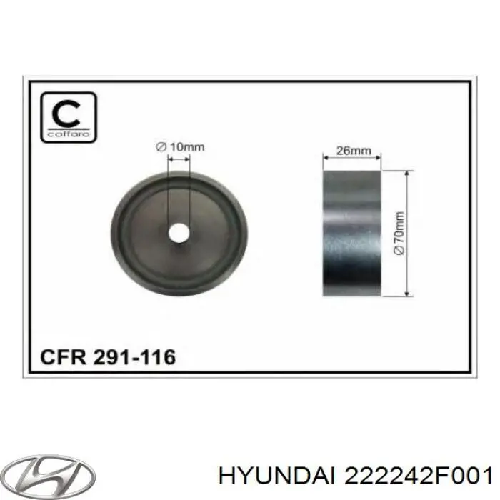 Uszczelniacz zaworu dolotowego/wylotowego Hyundai/Kia 222242F001 cena, od 1,52 USD