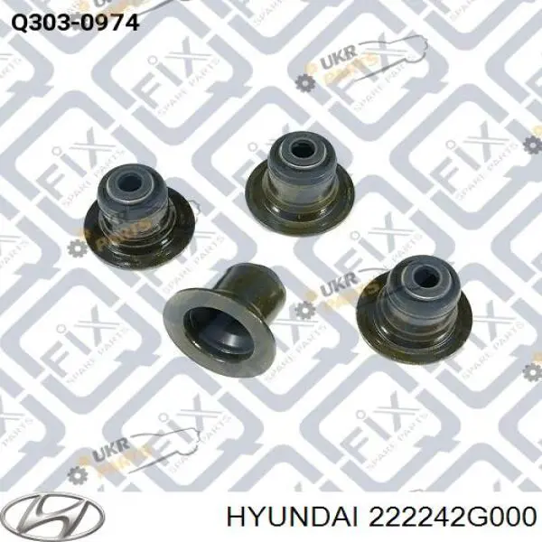 Do koszyka 222242G000 Hyundai/Kia Uszczelniacz zaworu dolotowego/wylotowego