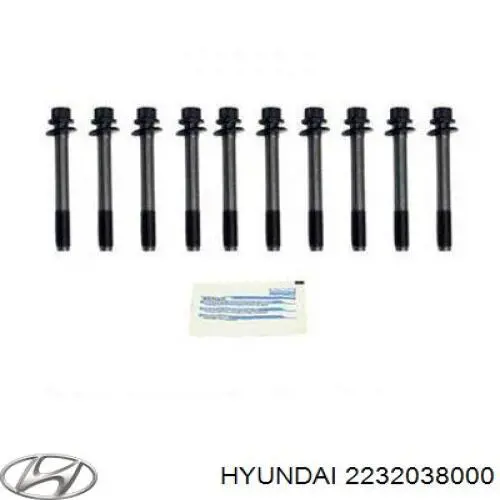 2232038000 Hyundai/Kia Śruba głowicy cylindrów