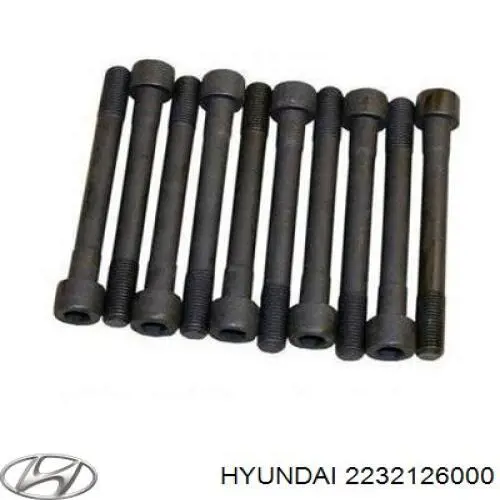 Śruba głowicy cylindrów Hyundai/Kia 2232126000 cena, od 5,43 USD