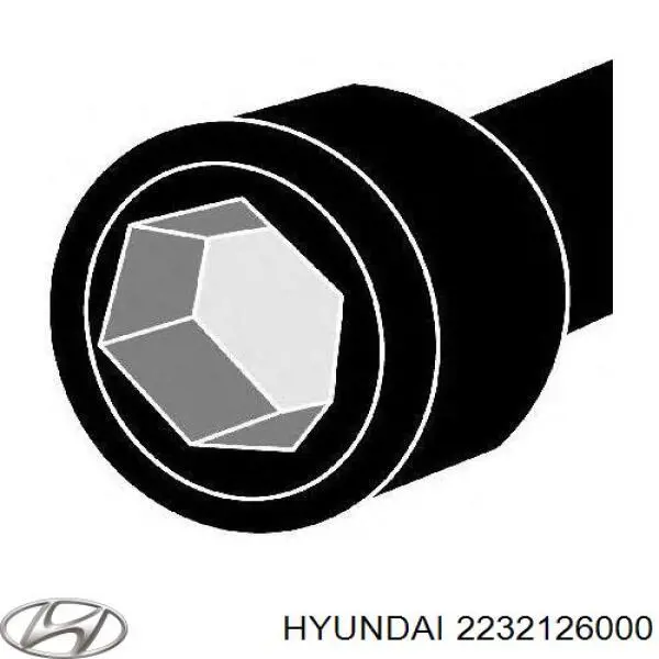 Do koszyka 2232126000 Hyundai/Kia Śruba głowicy cylindrów
