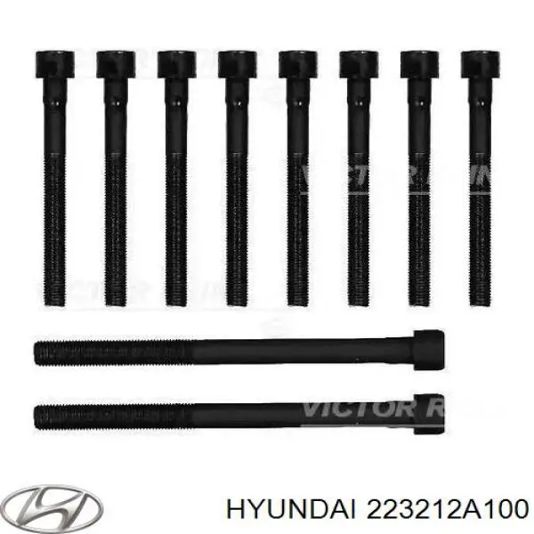 Śruba głowicy cylindrów Hyundai/Kia 223212A100 cena, od 31,08 USD