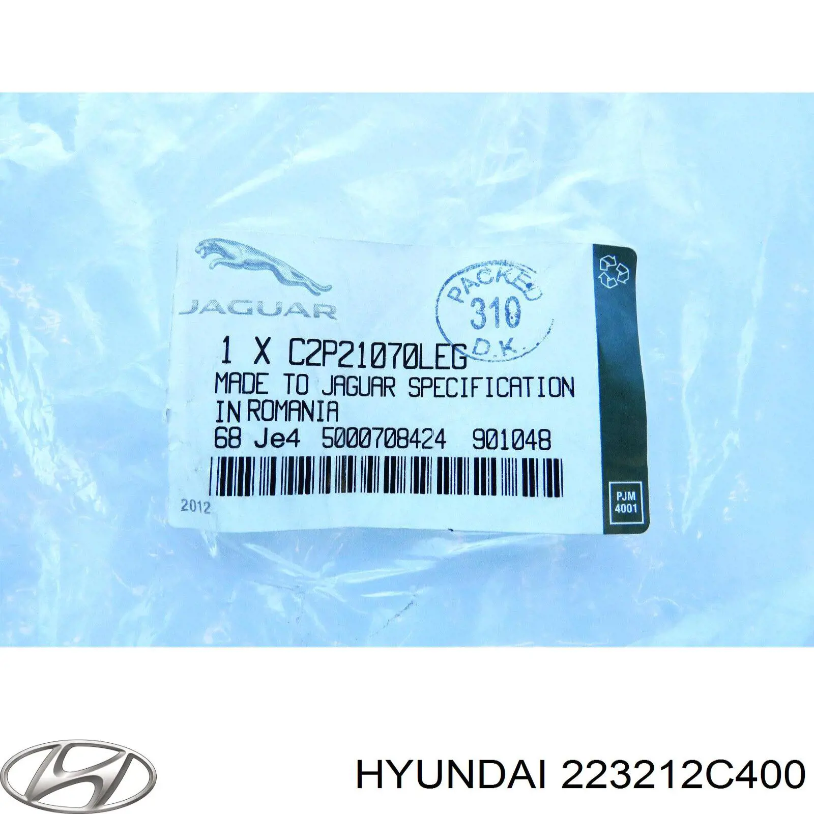Śruba głowicy cylindrów Hyundai/Kia 223212C400 cena, od 7,60 USD
