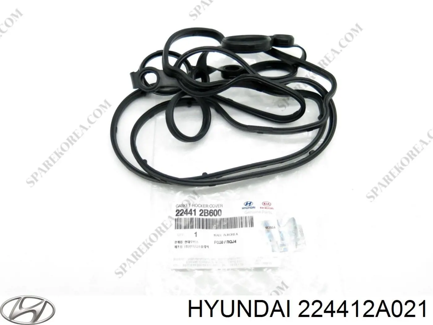 Uszczelka pokrywy zaworowej silnika, pierścień Hyundai/Kia 224412A021 cena, od 2,13 USD