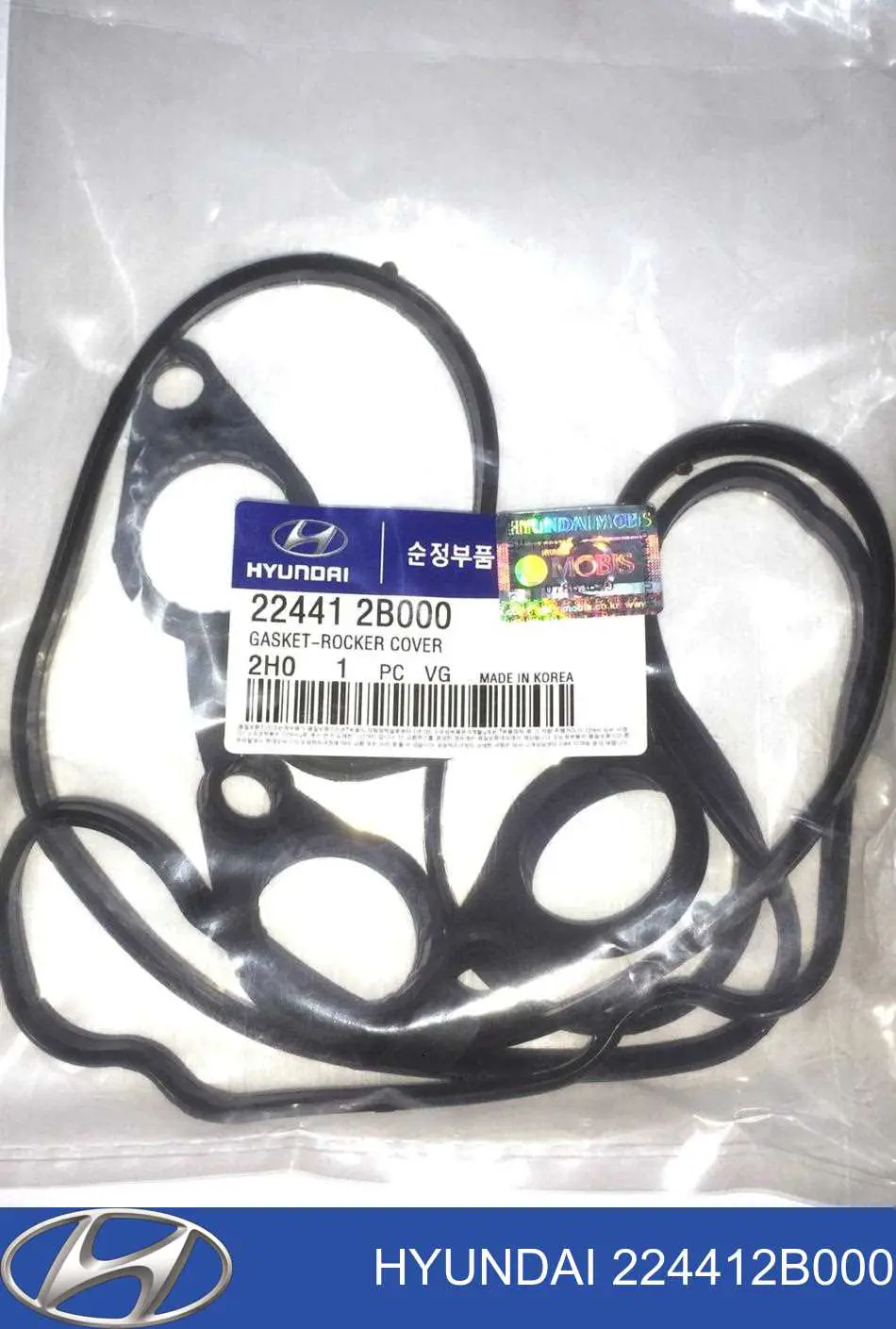 224412B000 Hyundai/Kia Uszczelka pokrywy zaworowej silnika, zestaw
