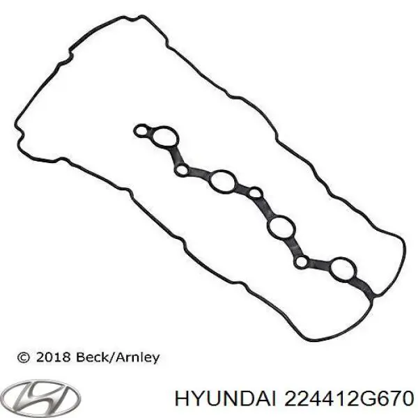 Uszczelka pokrywy zaworowej silnika Hyundai/Kia 224412G670 cena, od 38,22 USD