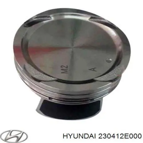 Tłok, komplet do jednego cylindru, STD do KIA Cerato III YD