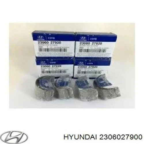 Do koszyka O60507000OEM Korea (oem) Panewki korbowodowe wału korbowego, zestaw, standardowe (STD)