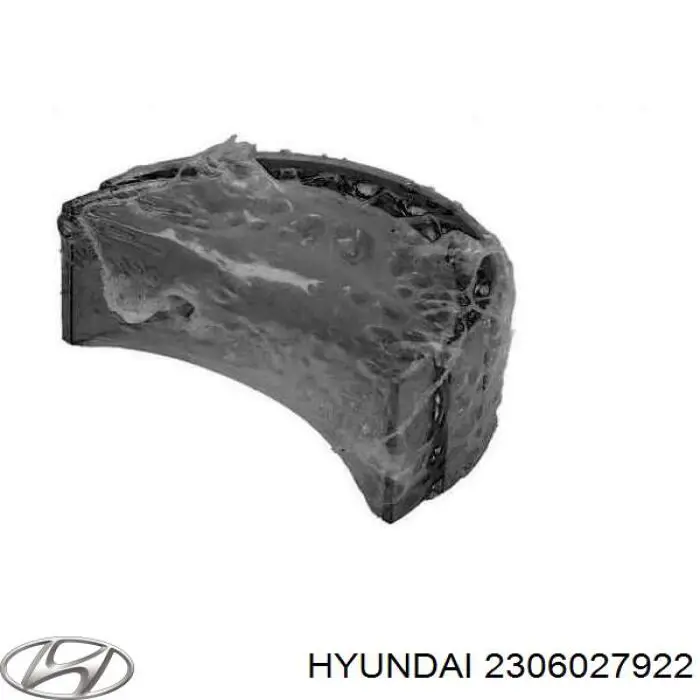 Do koszyka Panewki korbowodowe wału korbowego, zestaw, standardowe (STD) Hyundai Santa Fe I SM