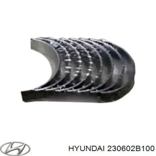Panewki korbowodowe wału korbowego, zestaw, 1. naprawa (+0,25) Hyundai/Kia 230602B100 cena, od 7,99 USD