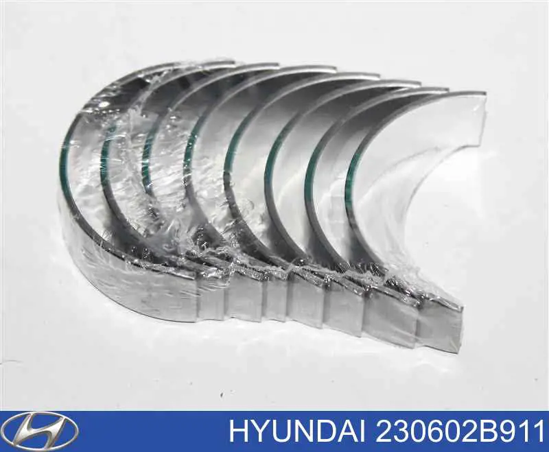 Panewki korbowodowe wału korbowego, zestaw, 1. naprawa (+0,25) Hyundai/Kia 230602B911 cena, od 28,08 USD