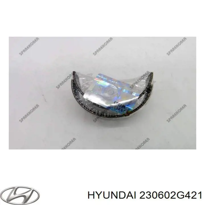 Panewki korbowodowe wału korbowego, zestaw, standardowe (STD) Hyundai/Kia 230602G421 cena, od 44,14 USD