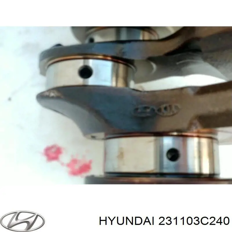 Wał korbowy silnika Hyundai/Kia 231103C240 cena, od 1714,70 USD